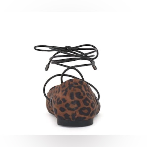 🐆New! Jessica Simpson Bingley Lace-Up Flats - Picture 4 of 8